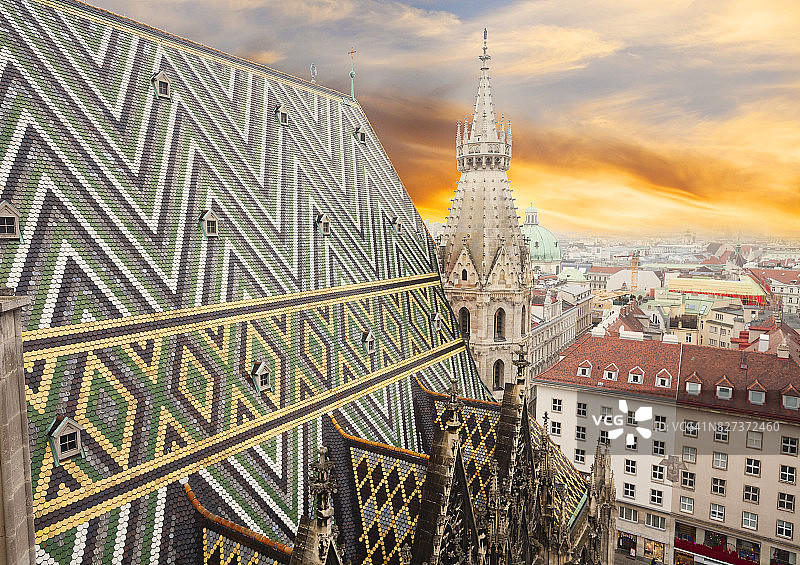 奥地利维也纳圣斯蒂芬大教堂图片素材