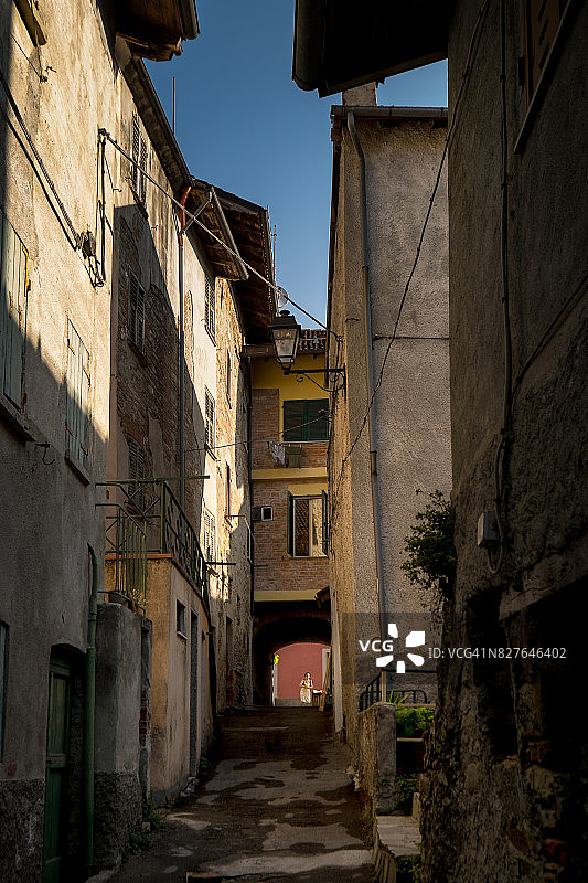 意大利皮埃蒙特莱尔马古村风光图片素材