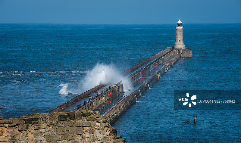 泰恩茅斯灯塔图片素材