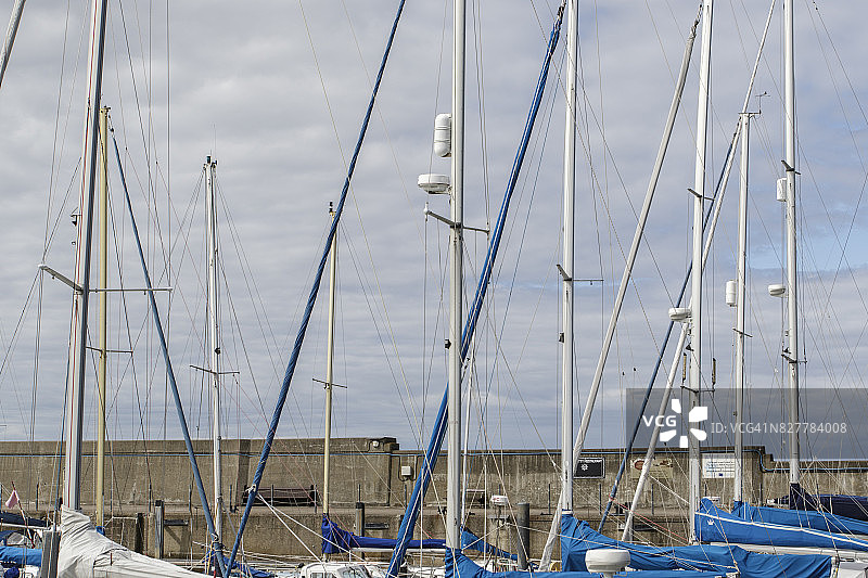 帆船桅杆图片素材