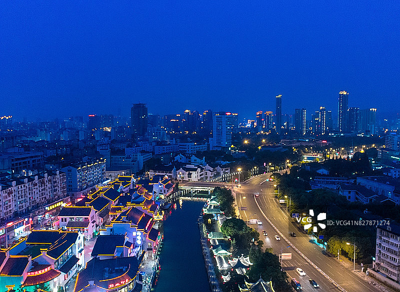 无锡城市夜景图片素材