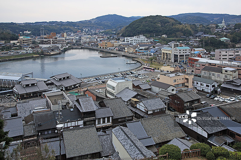日本长崎县平户市崎方公园景观图片素材