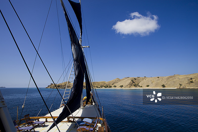 科莫多群岛，小巽他群岛或努沙登加拉群岛，印度尼西亚，2015年8月30日图片素材