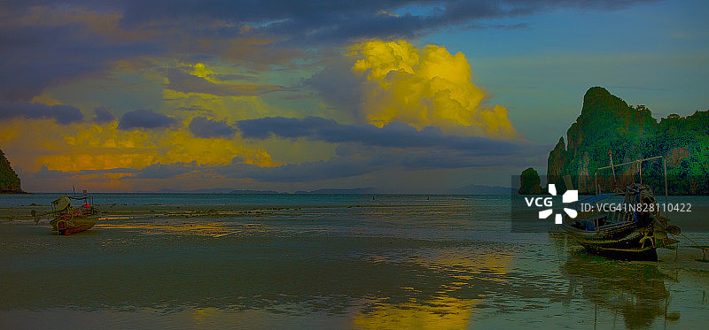 皮皮岛清晨图片素材