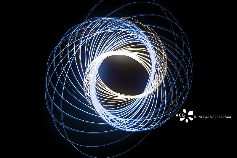 光绘秋千图片素材