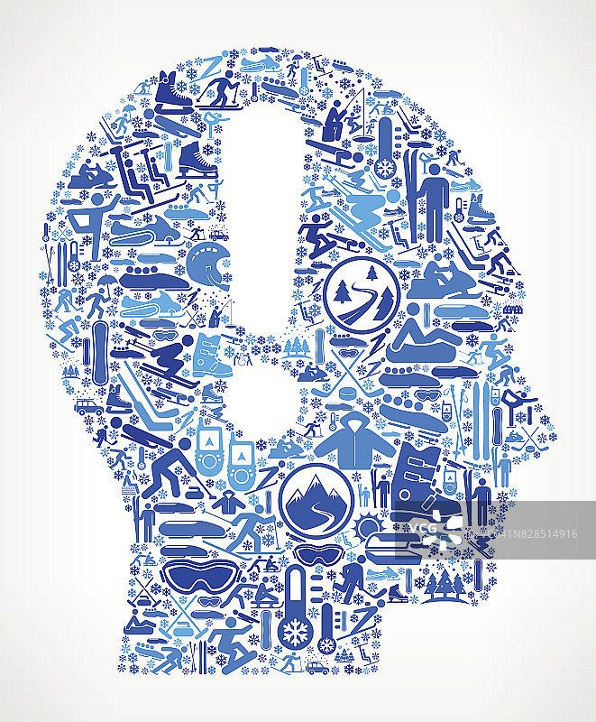 冬季运动安全注意事项图片素材