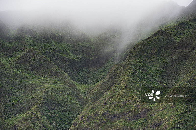 夏威夷山脉图片素材