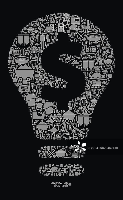 金钱创意采矿业矢量图标背景图片素材