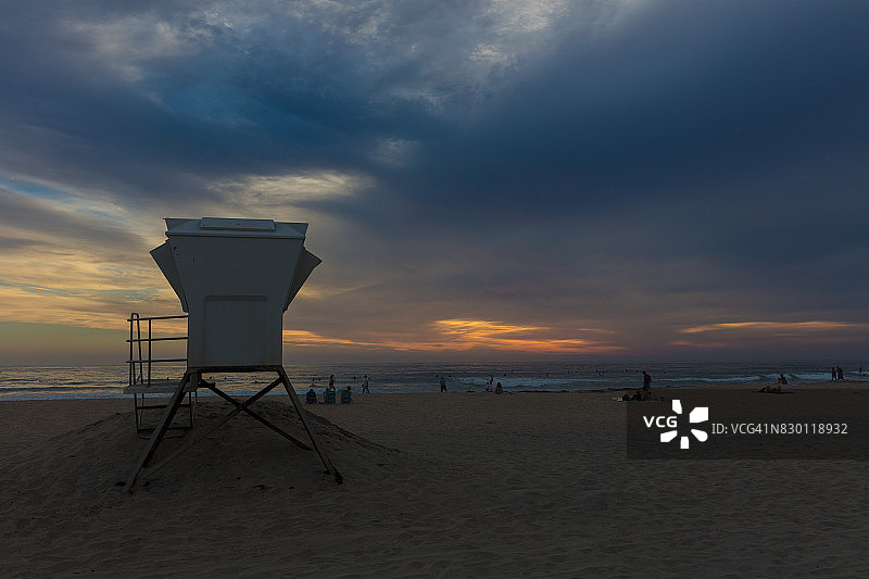 圣迭戈的日落图片素材