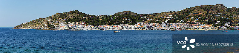 塞尔瓦港全景（加泰罗尼亚/西班牙）图片素材