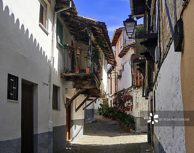 埃尔瓦斯市犹太人区小巷图片素材