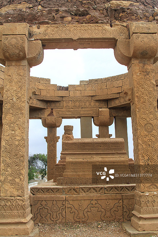 巴基斯坦卡拉奇的乔昆迪墓群图片素材