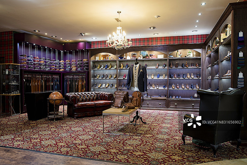 男士奢华服装店图片素材