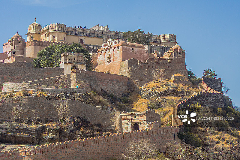 库姆巴尔加尔堡：联合国教科文组织世界遗产，印度拉贾斯坦邦图片素材
