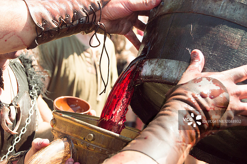 卡托伊拉的维京登陆图片素材