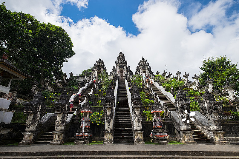 印度尼西亚巴厘岛的伦普扬寺图片素材
