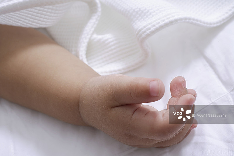 婴儿的手图片素材