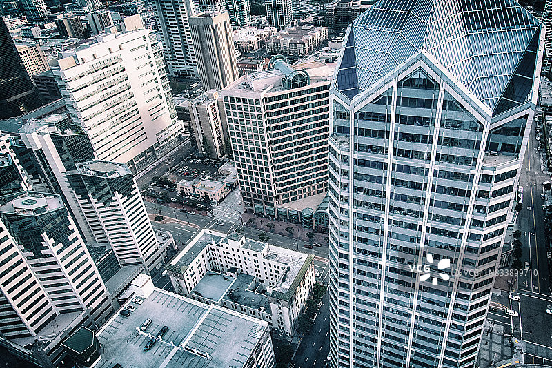 圣地亚哥市中心建筑细节图片素材