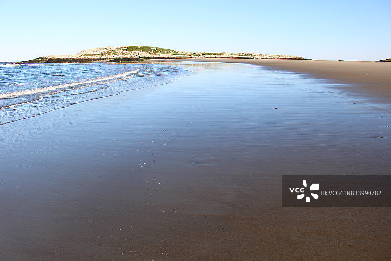 波普汉海滩，缅因州图片素材