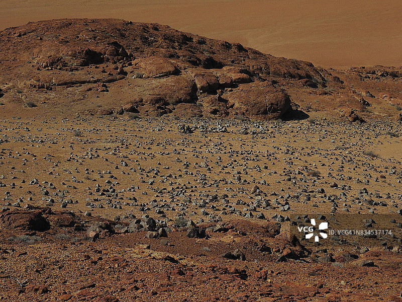 勃兰登堡山脉西部的岩石露头图片素材