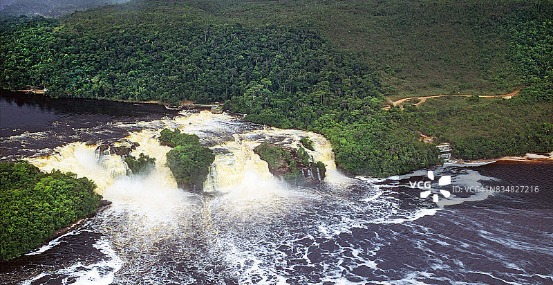 卡罗尼河瀑布图片素材