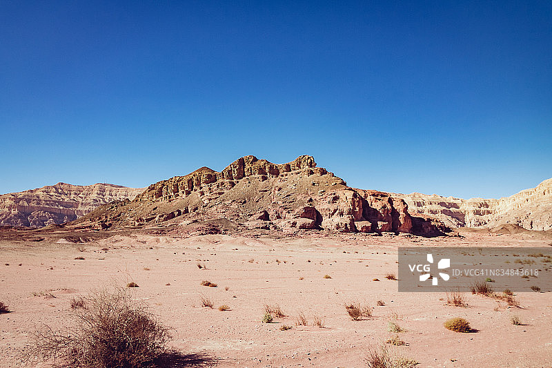 提姆纳谷国家公园的侵蚀砂岩地貌图片素材