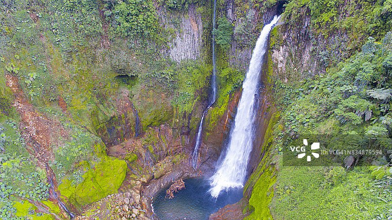 科斯塔黎加托罗瀑布图片素材