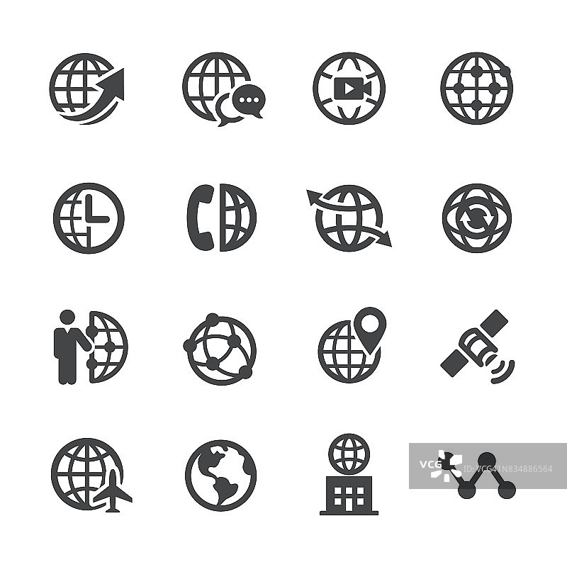 全球通信图标-Acme系列图片素材