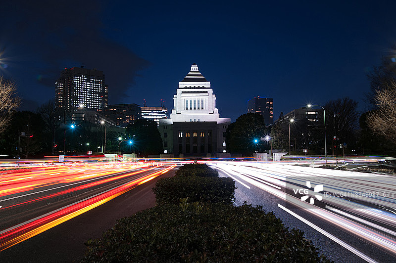 日本东京国会议事堂图片素材