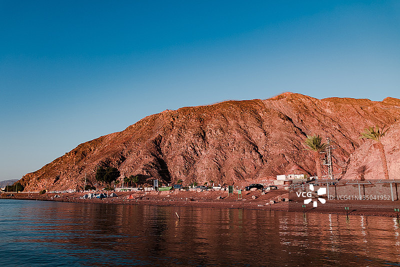 埃拉特附近的红海景色图片素材