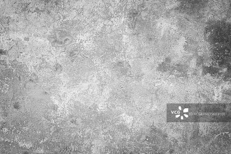 黑白老旧混凝土墙面纹理背景特写图片素材
