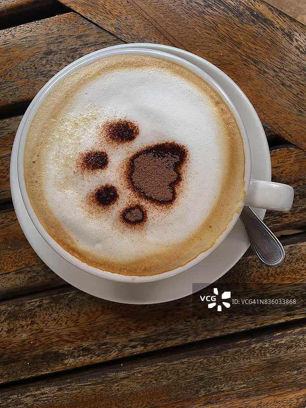 卡布奇诺咖啡图片素材