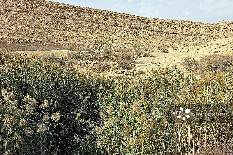 内盖夫沙漠的卢茨水槽图片素材