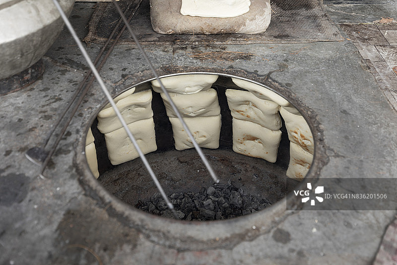 海德拉巴的烤馕图片素材