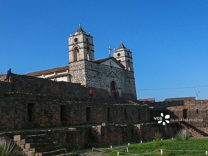 印加文明：维尔卡斯瓦曼古城遗址图片素材