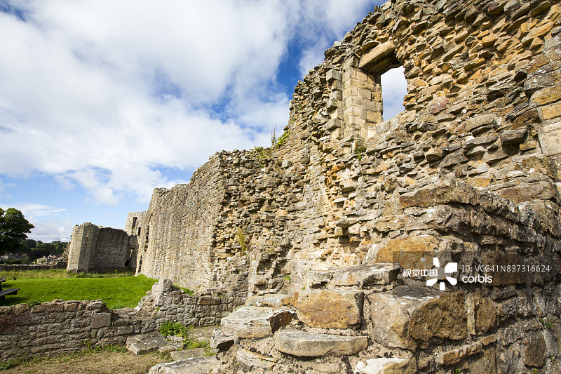 英国达勒姆郡巴纳德城堡图片素材