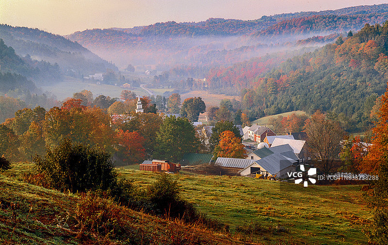 佛蒙特州东托普瑟姆图片素材