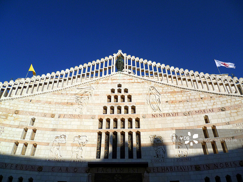 报喜大教堂之光图片素材