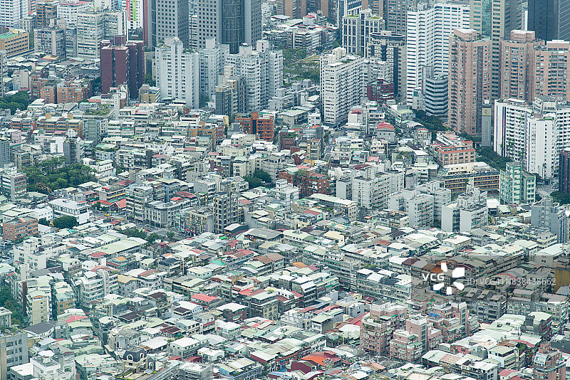 台北市中心建筑群图片素材
