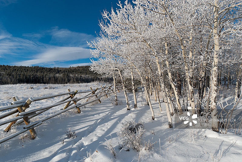 基诺沙山口的初冬图片素材