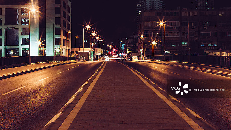 特拉维夫夜景图片素材