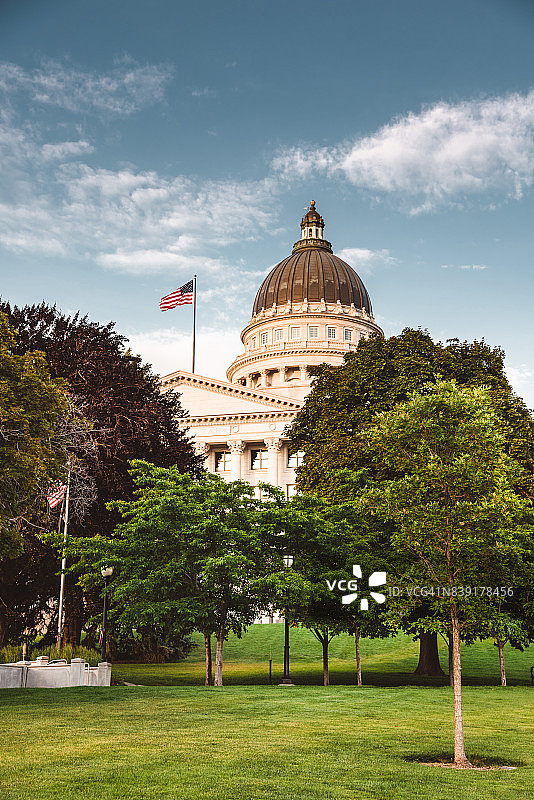 盐湖城的国会山图片素材
