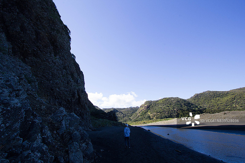 新西兰凯雷凯雷海滩图片素材