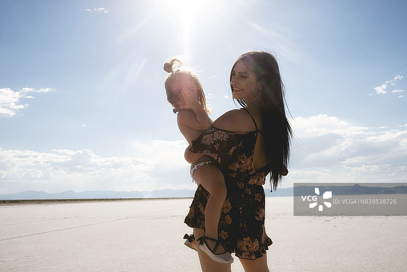 盐湖风光图片素材