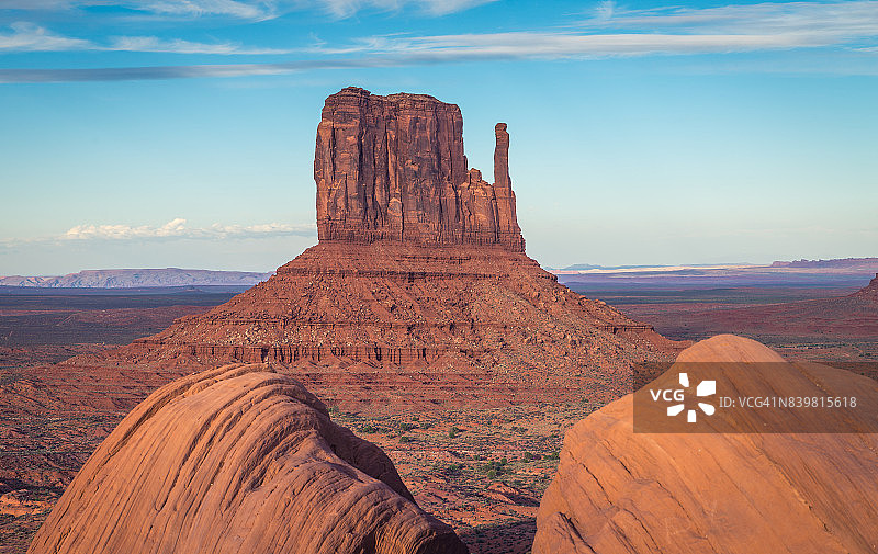 纪念碑谷日落图片素材