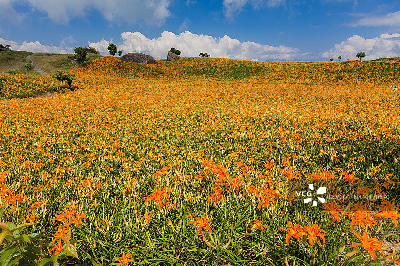 花莲玉里镇赤科山与富里镇六十石山图片素材