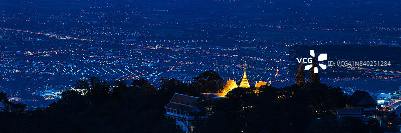 泰国清迈素贴寺图片素材