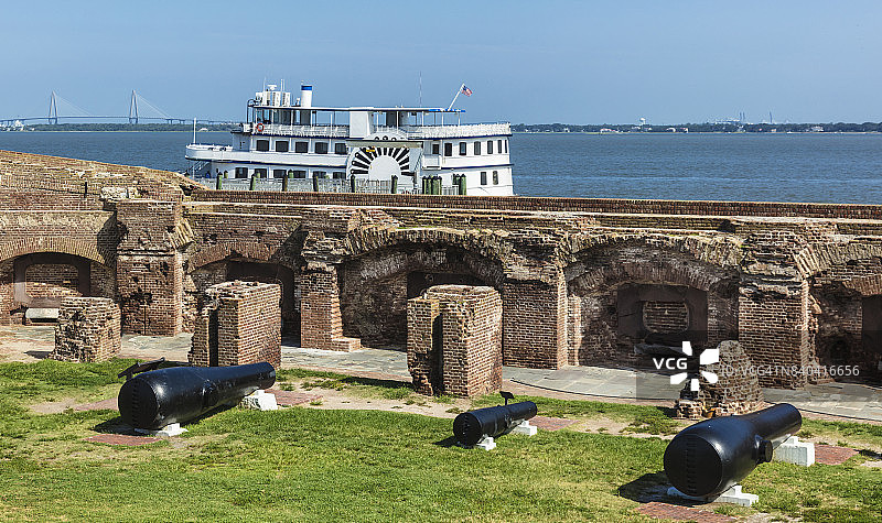 美国南卡罗来纳州萨姆特堡图片素材