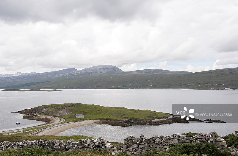 苏格兰奥克尼群岛的Ard Neackie和Eriboll湖图片素材