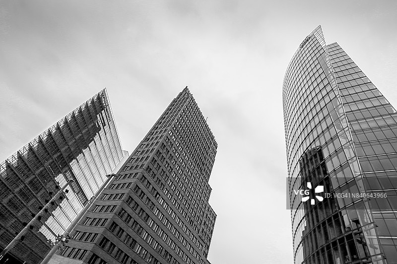 波茨坦广场的建筑物图片素材